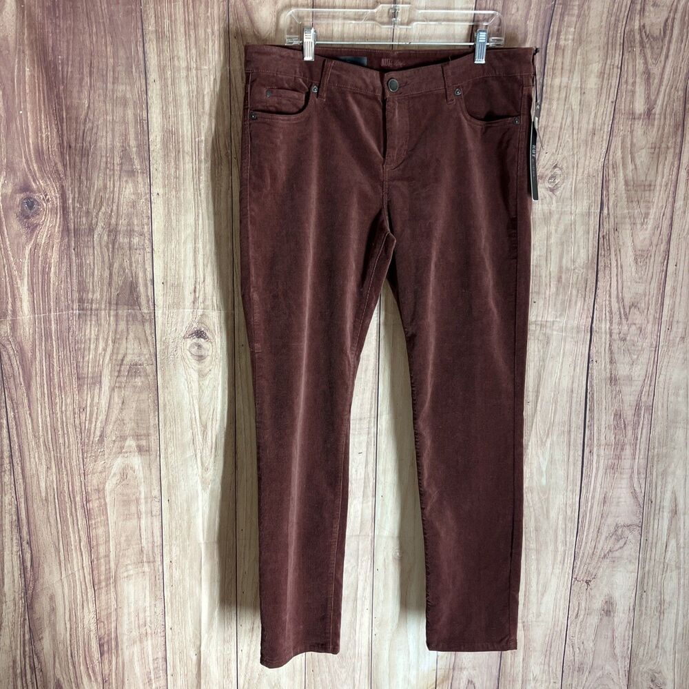 NWT KUT from the Kloth jean High Rise Donna Ankle Skinny size 16 Cedar
